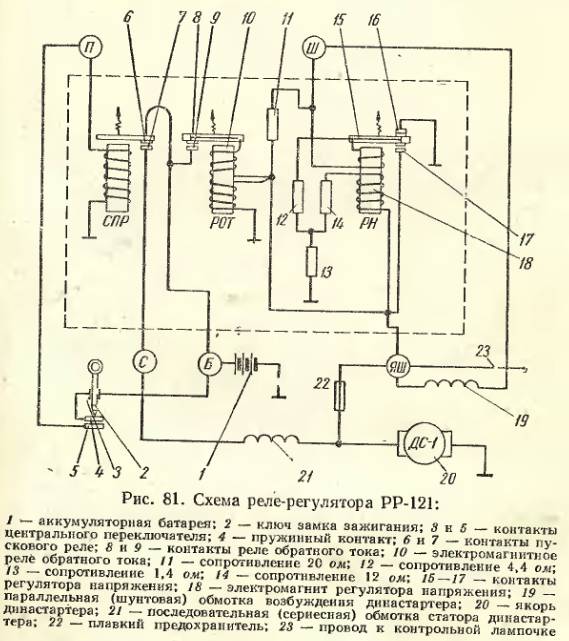 рр121 схема подключения